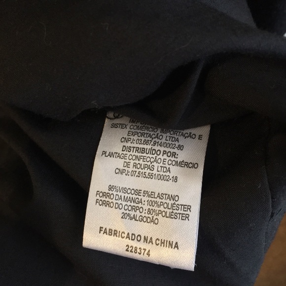 👁Anthropologie Navy Blue Eye Jacket - Picture 5 of 5